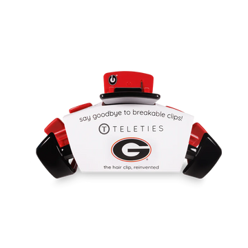 Teleties  University of Georgia Medium Hair Clip