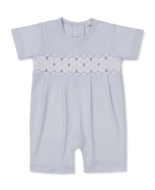 Kissy Kissy CLB Summer Anchor Short Playsuit with Hand Smocking