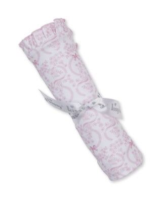 Kissy Kissy Delicate Blooming Bows Blanket - Pink