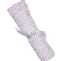 Kissy Kissy Delicate Blooming Bows Blanket - Pink