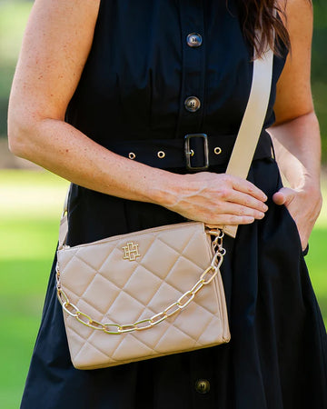 Caroline Hill Ariana Crossbody Latte LD
