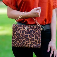 Caroline Hill Ariana Crossbody Spotted Saddle