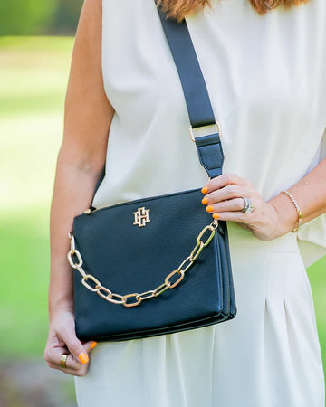 Caroline Hill Ariana Crossbody Black