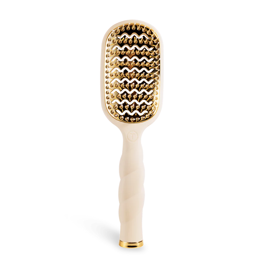Teleties Vented Hair Brush - Tan