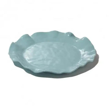 Beatriz Ball Melamine Havana Round Platter-Aqua