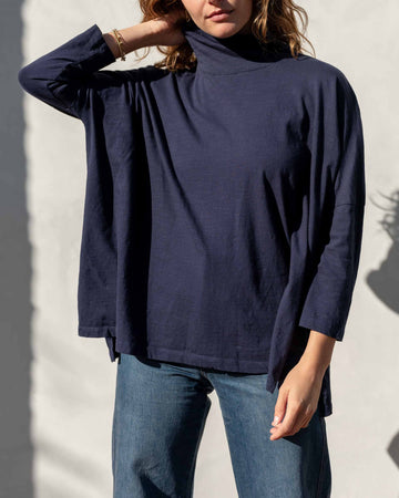 MerSea Catalina Turtleneck Tee - Navy