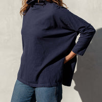 MerSea Catalina Turtleneck Tee - Navy