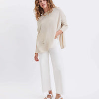 Mersea Catalina Crewneck Sweater Sand OS