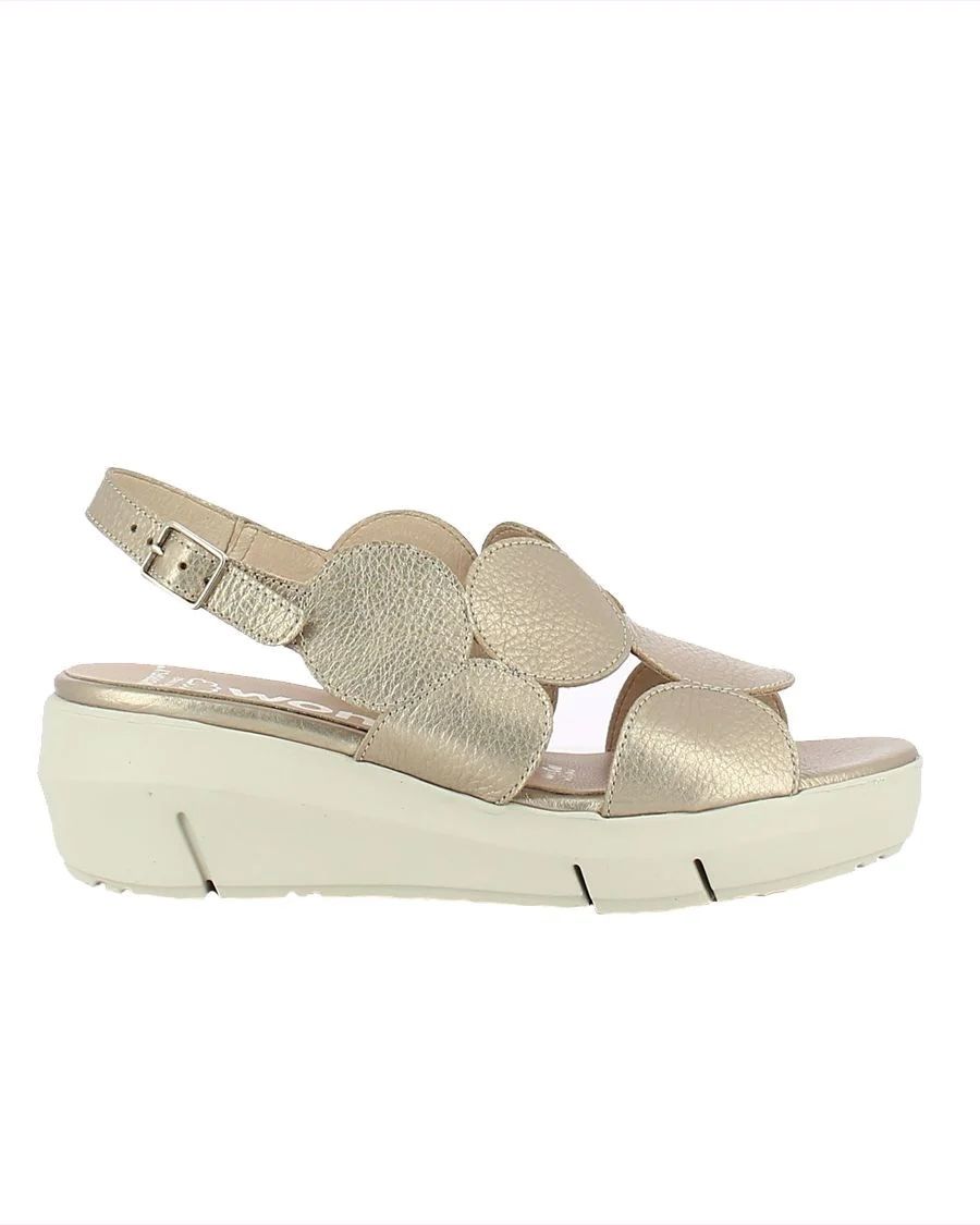 Wonders Platform Sandal - Gold