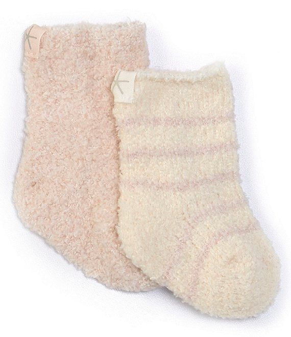 BareFoot Dreams Cozy Chic 2 Pair Infant Sock