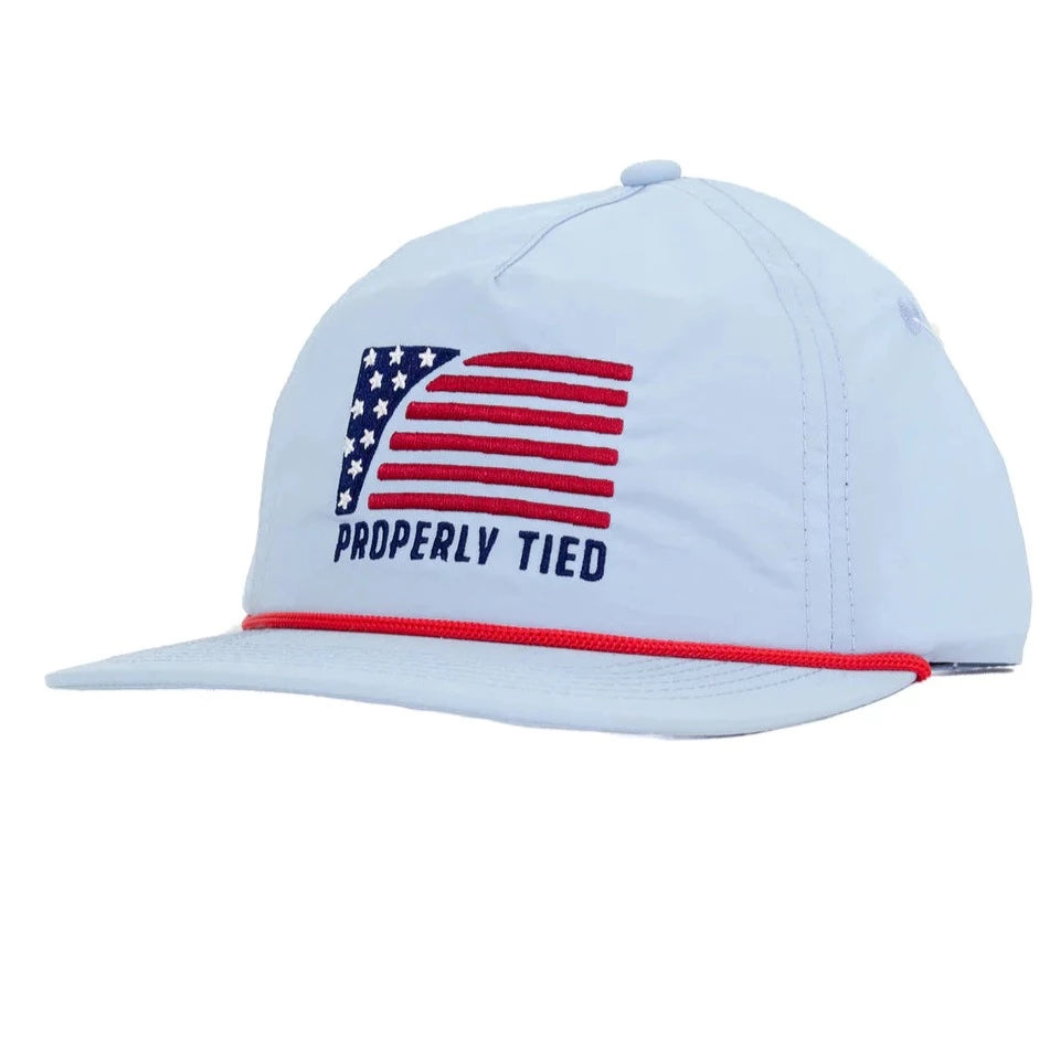 Properly Tied Rope Hat Sport Flag