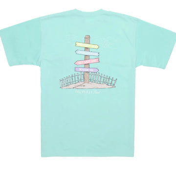 Properly Tied Beach Sign Short Sleeve T-shirt