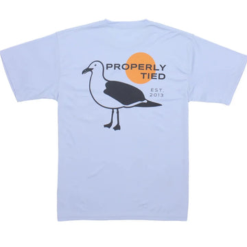 Properly Tied Performance Short Sleeve Tee Seagull