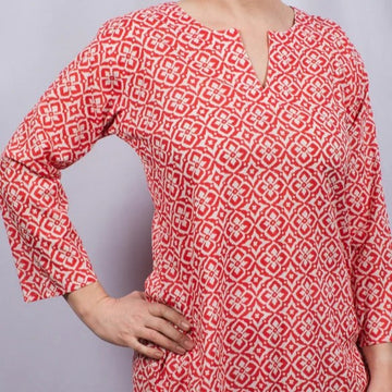 Dolma Imogen Tunic Red