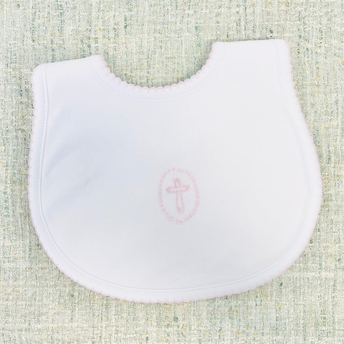 Magnolia Baby Blessed Embroidered Bib