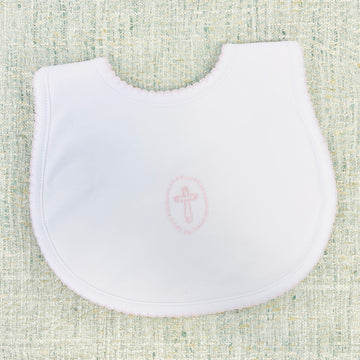 Magnolia Baby Blessed Embroidered Bib