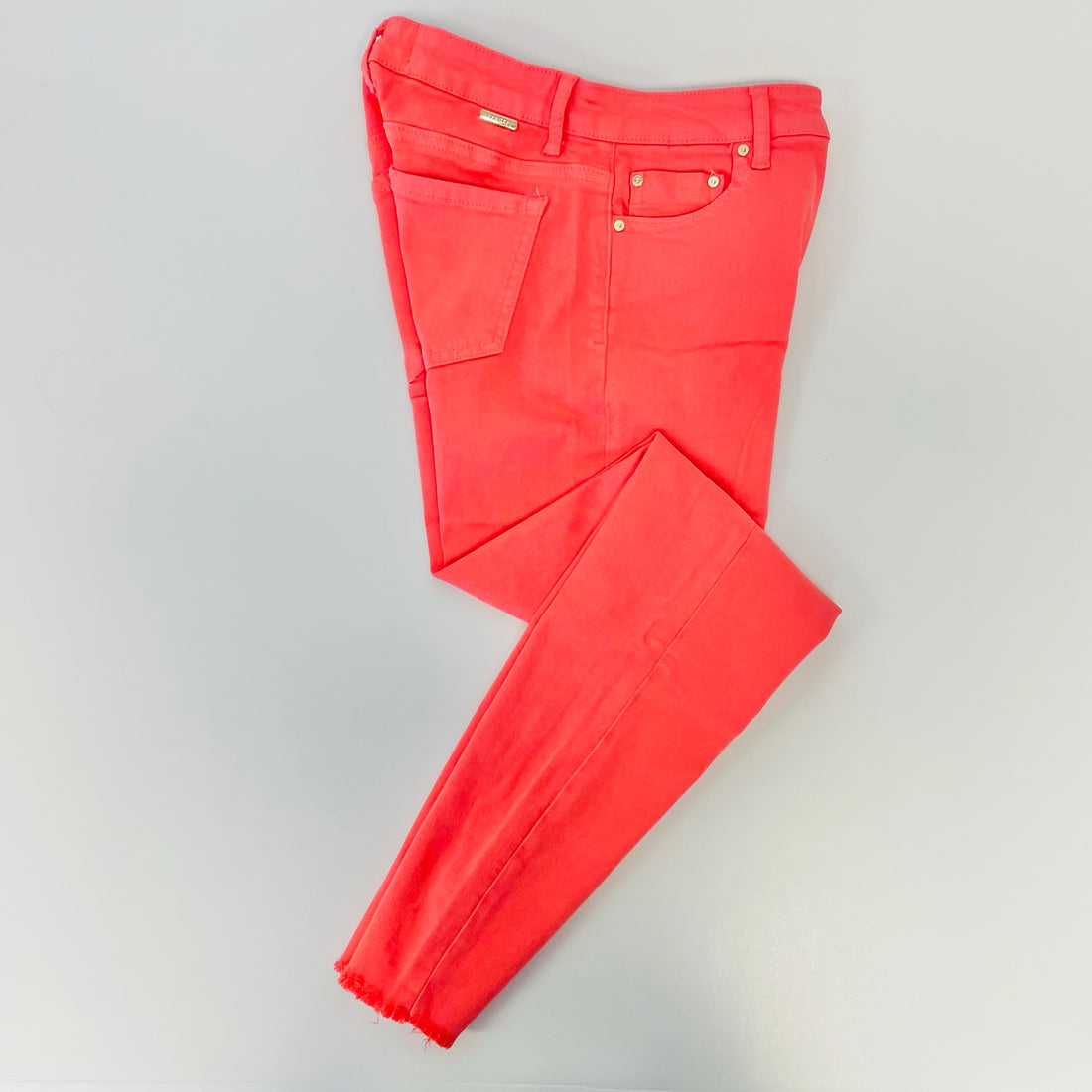Tractr Jeans Mona- High Rise- Sugar Coral