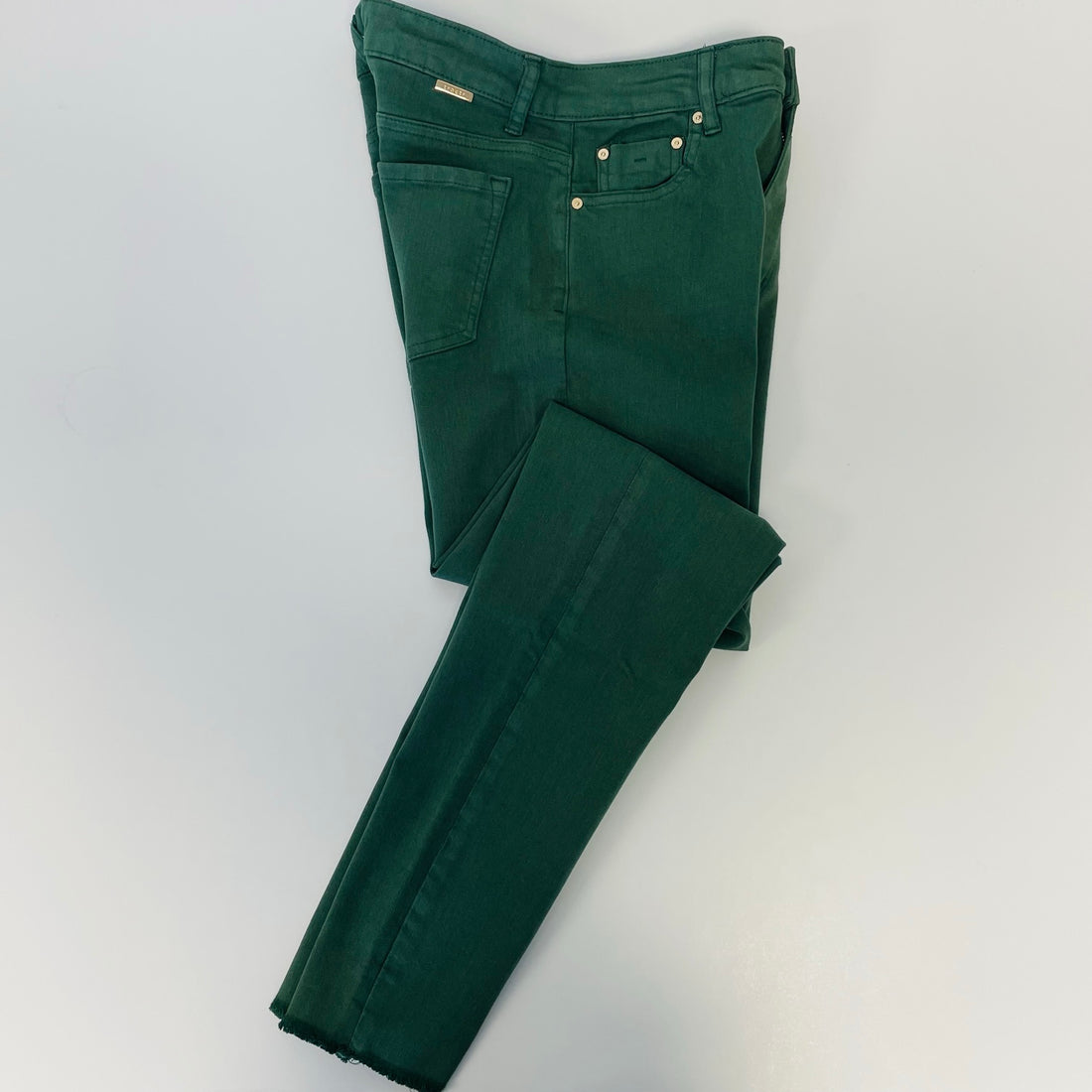 Tractr Jeans Mona- High Rise- Dark Green