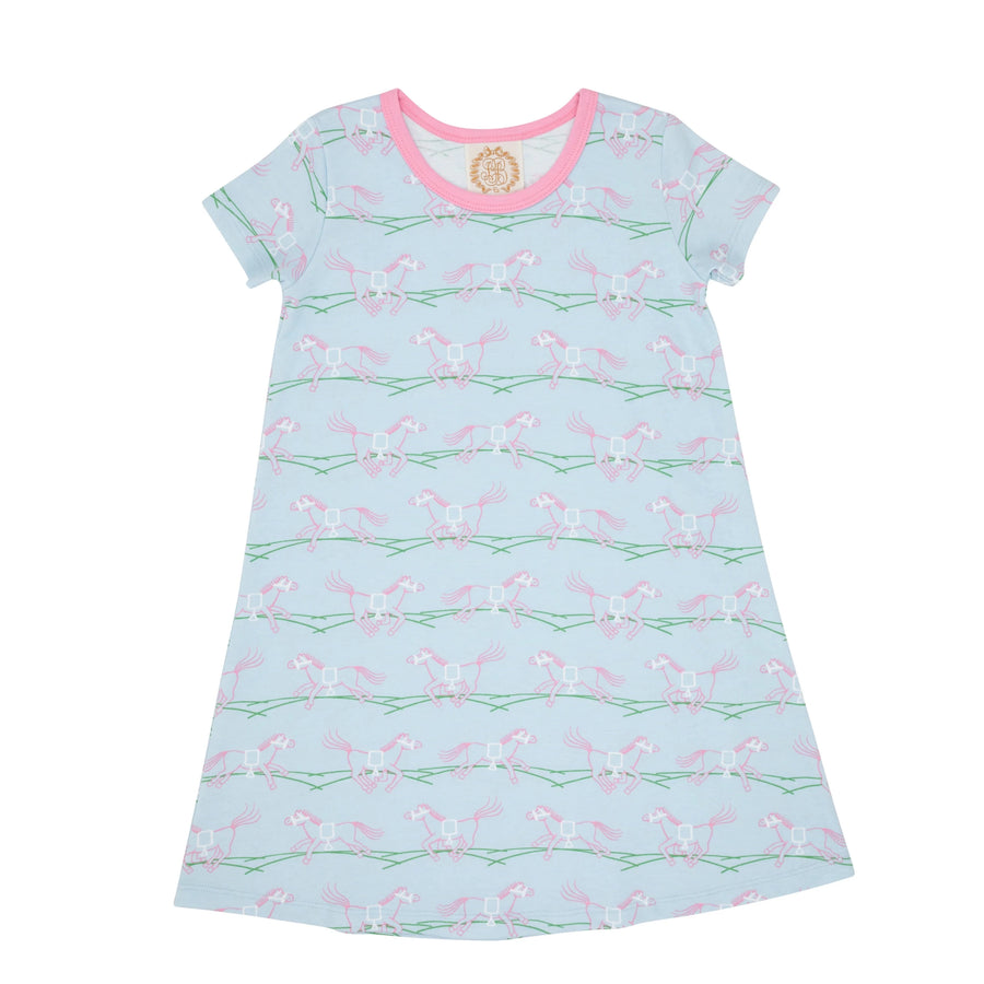 Beaufort Bonnet Polly Play Dress- Home To The Horses With Hamptons Hot Pink
