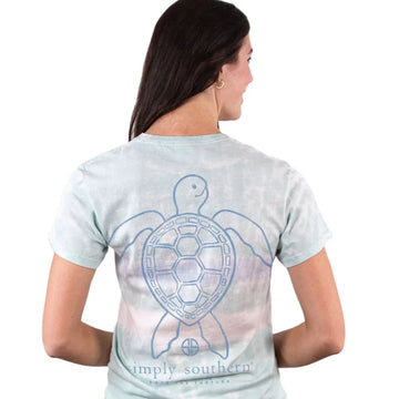 Simply Southern Short Sleeve- Save The Turtles Logo Folly
