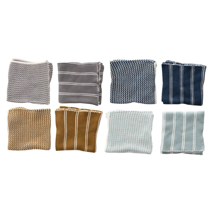 Knit Dish Cloths Set