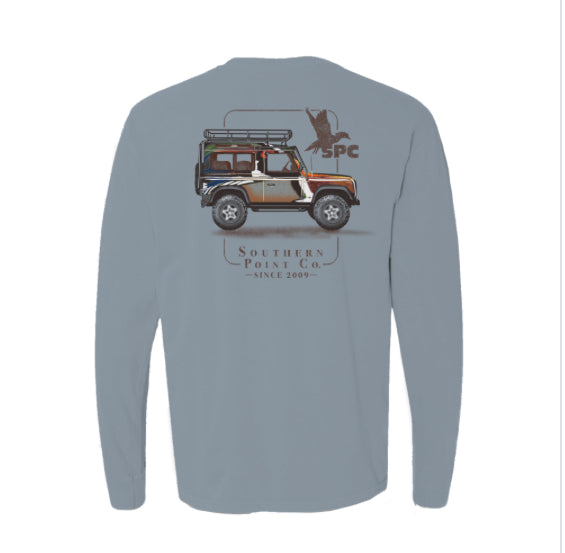 Southern Point River Blue Woody Defender L/S Tee