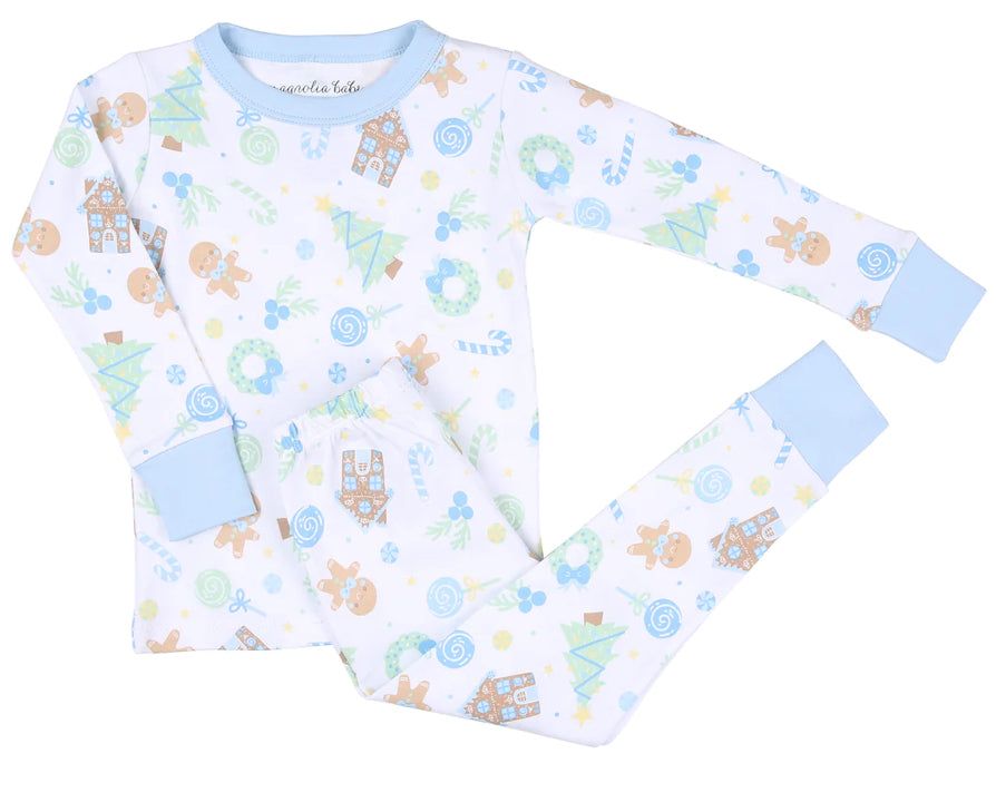 Magnolia Baby Sweet Gingerbread Long Pajamas