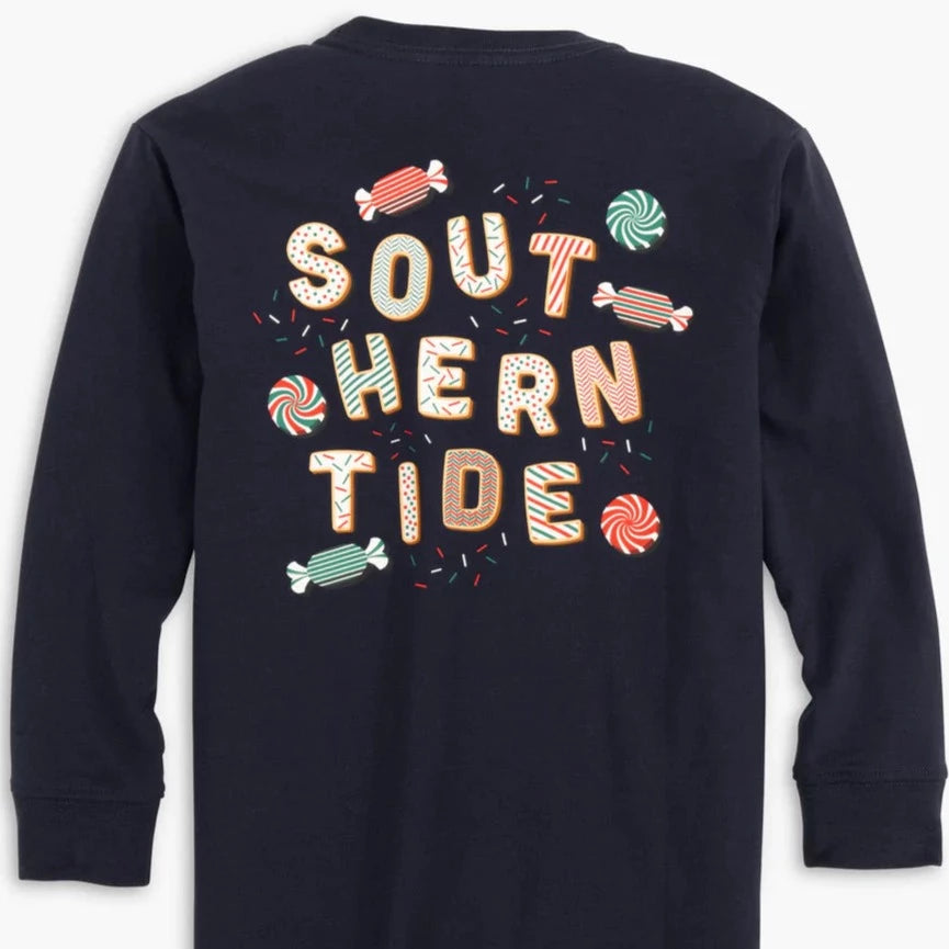 Southern Tide Holiday Cookies Long Sleeve Tee